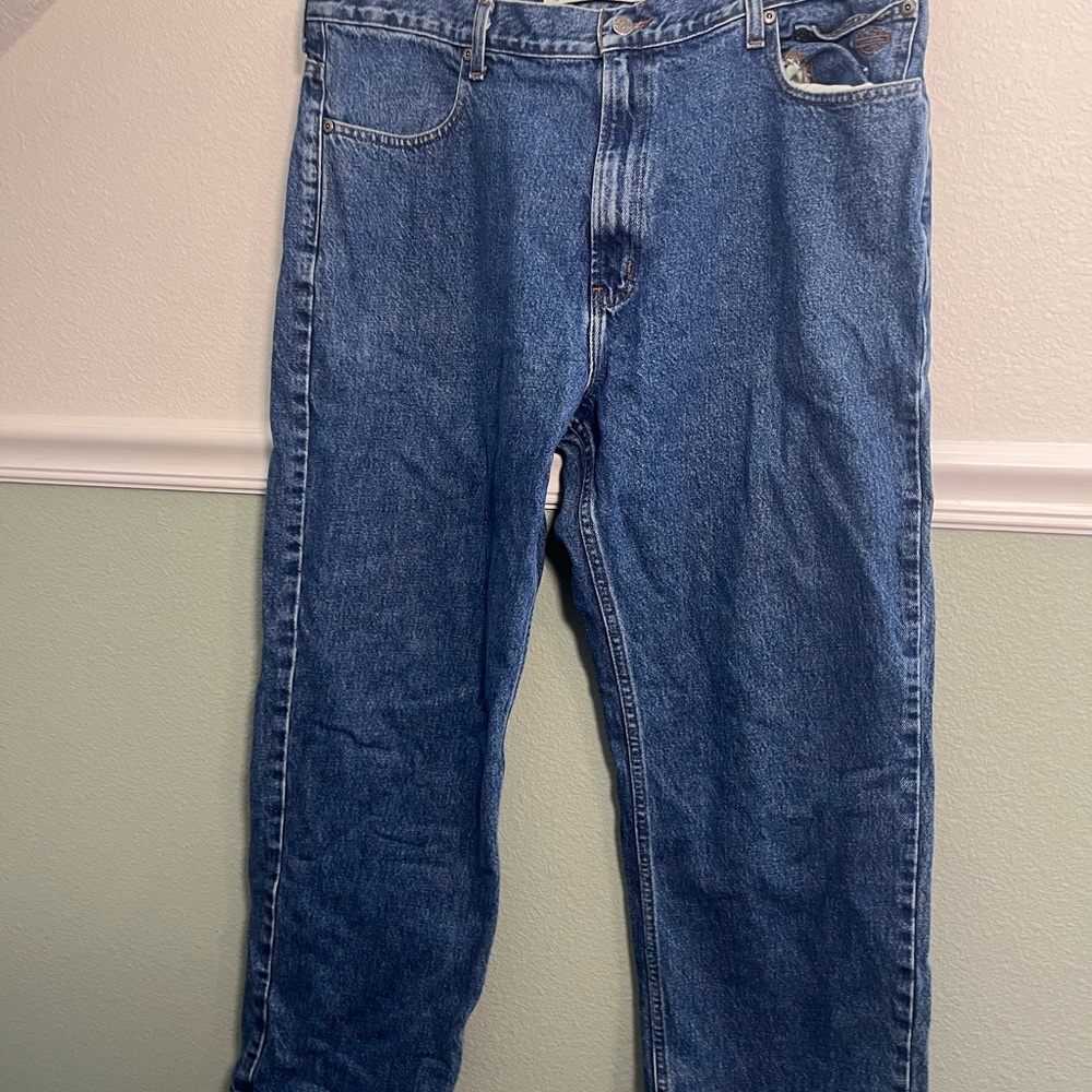Harley-Davidson Blue Relaxed Fit Pants
